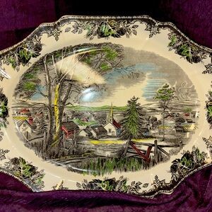 Johnson Brothers Large Platter Friendly Village